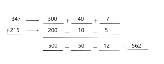 Texas Go Math Grade 2 Lesson 10.1 Answer Key Break Apart 3-Digit ...